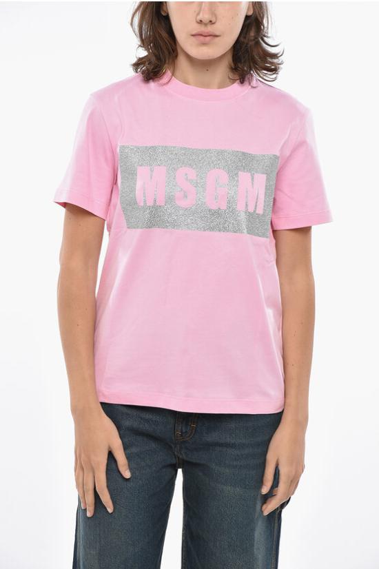  엠에스지엠 반팔 티셔츠 3441MDM520G 237002 12 Pink