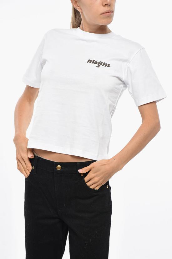  엠에스지엠 반팔 티셔츠 3441MDM185 237002 01 White