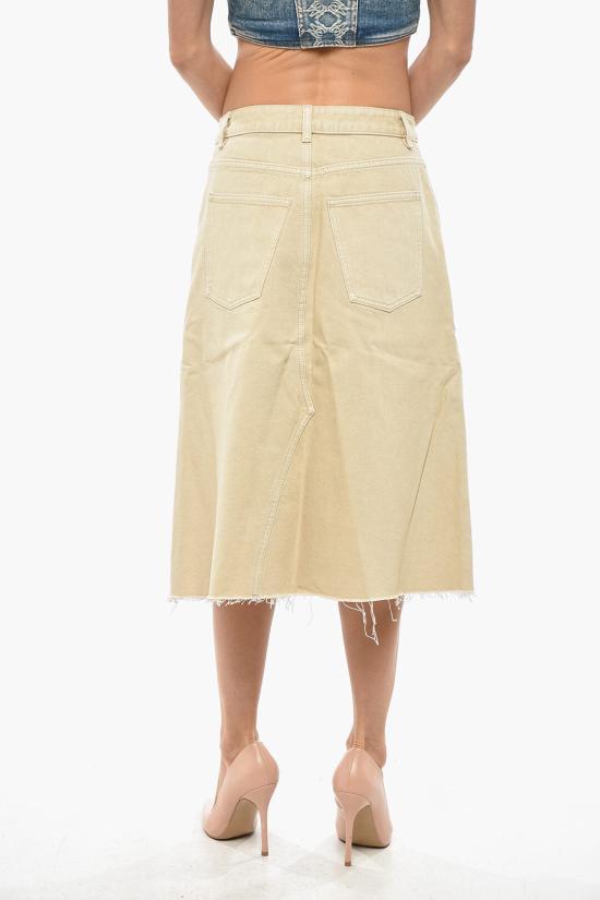  토리버치 데님 스커트 160596 253B Beige - TORY BURCH