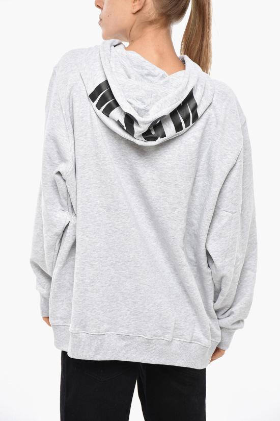  엠에스지엠 맥시 로고 후드 티셔츠 2000MDM535 200003 94 Gray - MSGM