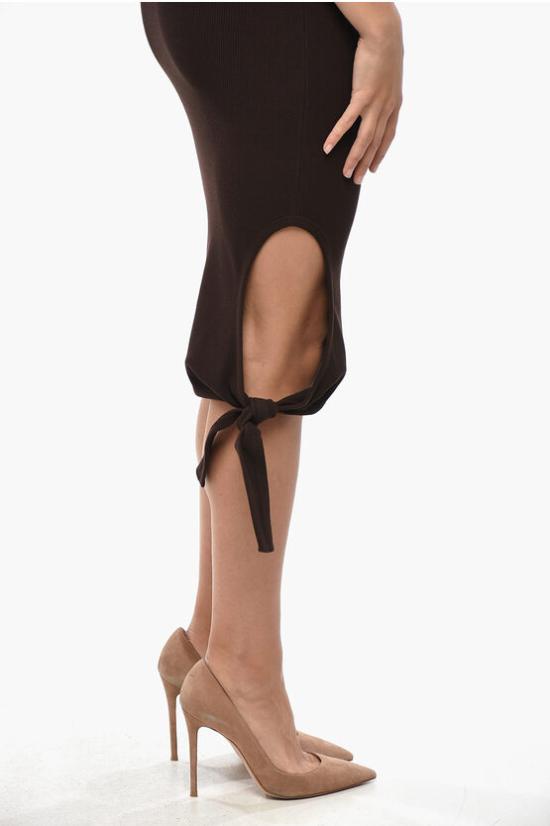  쿠레쥬 롱 원피스 424MRO484FI0001 1983 Brown - COURREGES