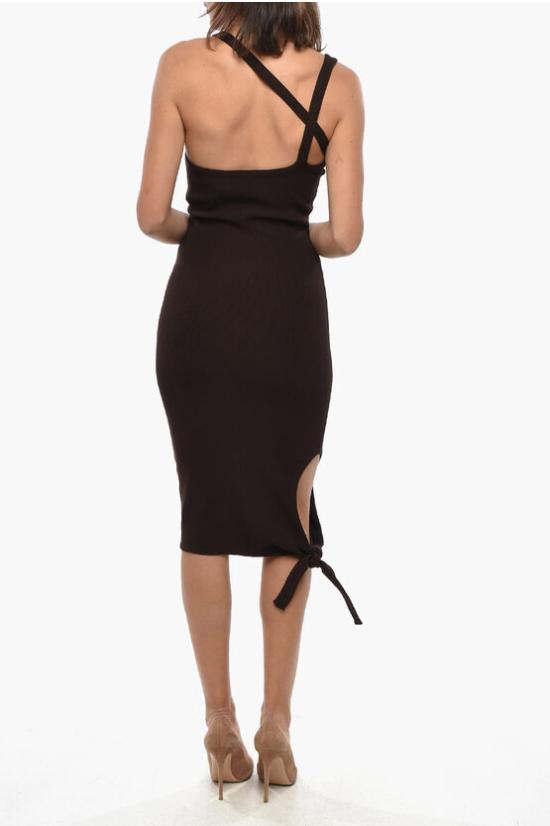  쿠레쥬 롱 원피스 424MRO484FI0001 1983 Brown - COURREGES