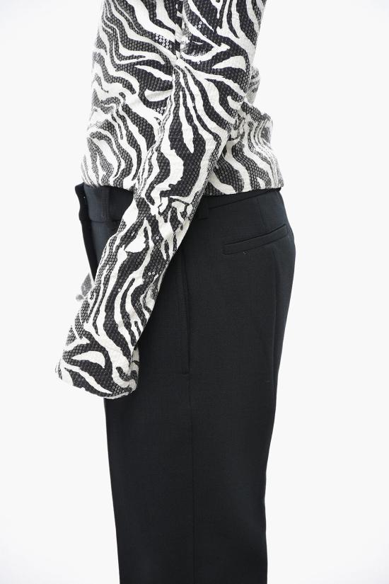  로테이트 긴팔 티셔츠 112579400 400 Black White - ROTATE