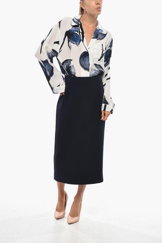  알레산드라리치 롱 스커트 FABX3850 F4372 1944W Blue - ALESSANDRA RICH