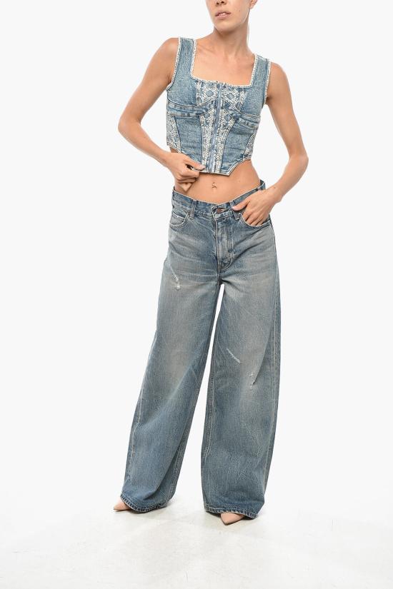  아미리 민소매 티셔츠 AWDNBU1011 CLASSICMID Light blue - AMIRI