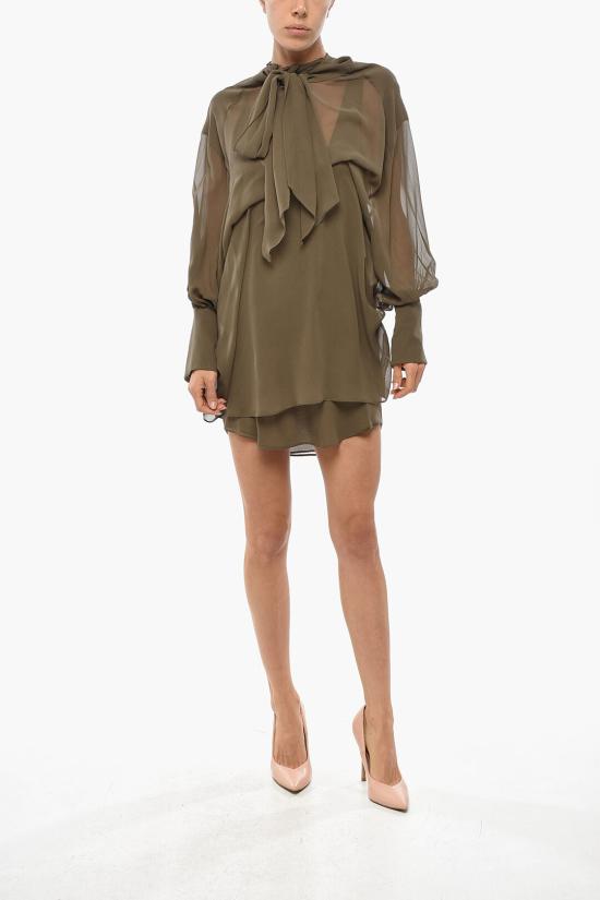  사 수 파이 숏 원피스 W24531 0750 Military Green
