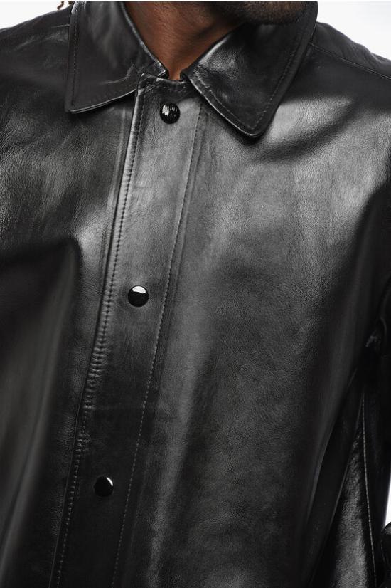  디젤 가죽 자켓 A14125 0IPAG 9XX Black - DIESEL