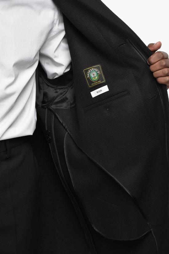  리에르 코트 LCT1X01BLACK LODEN Black - RIER