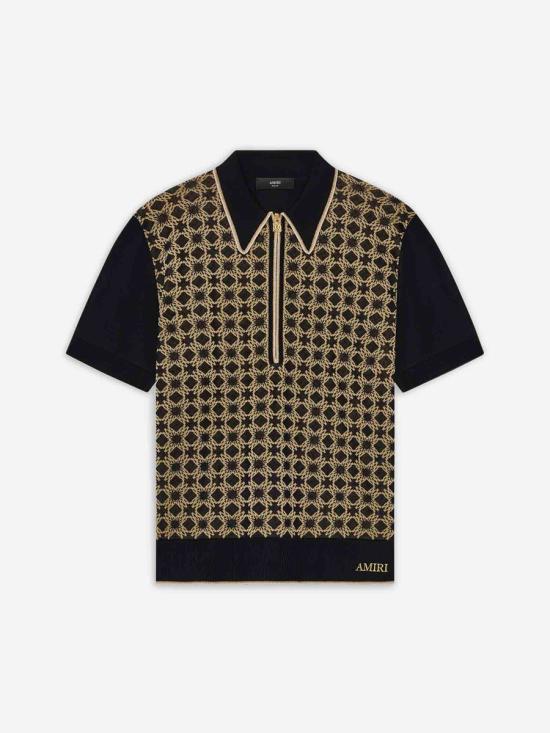 25FW 아미리 긴팔 셔츠 AMKNPO1072 BLACK Black