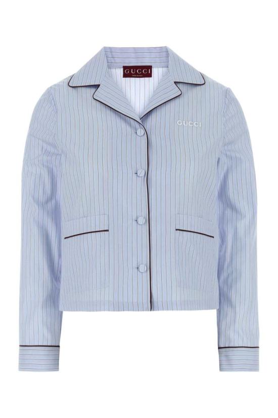 25SS 구찌 셔츠 818455ZAPIU 4305 STRIPPED