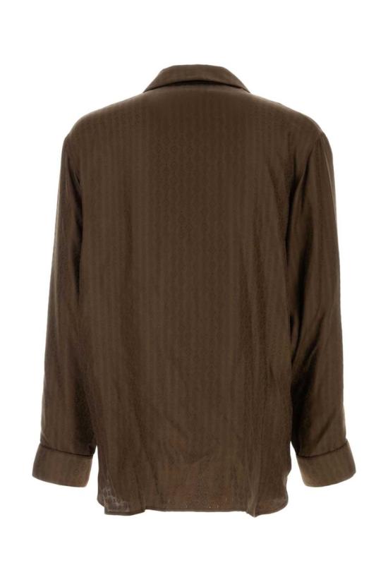 25FW 생로랑 긴팔 셔츠 839466Y2M37 2074 BROWN - SAINT LAURENT