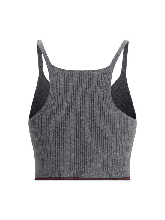 25FW 구찌 티셔츠 민소매 탑 나시 834024XKEVL 1073 GREY - GUCCI