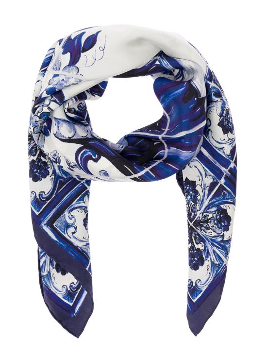 25FW 돌체앤가바나 머플러/스카프 FN090RGDAOZHA3OA Blu - DOLCE & GABBANA