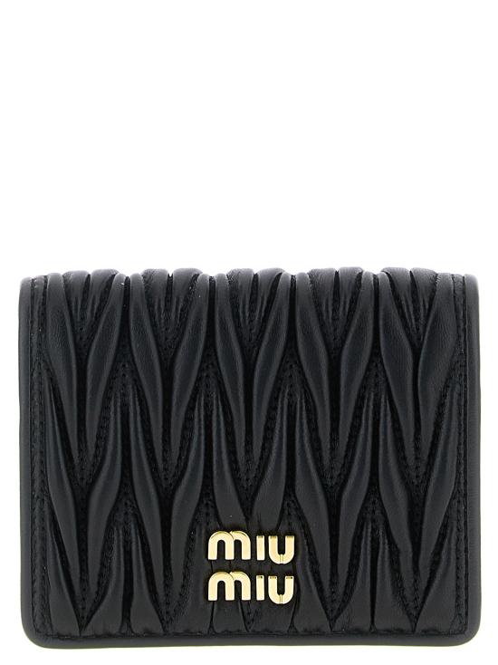 25FW 미우미우 명함지갑 5MV204AFPPF0002 Black