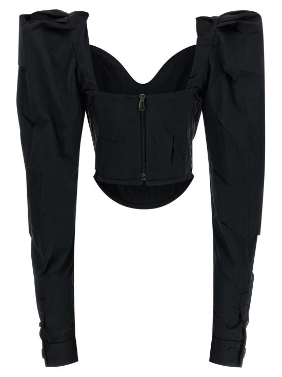 25FW 비비안웨스트우드 이브닝 티셔츠 1503003GW018ON401 Black - VIVIENNE WESTWOOD