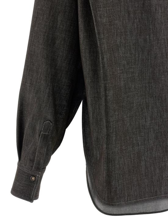 25FW 브루넬로 쿠치넬리 블라우스 MB148MY516C003 Brown - BRUNELLO CUCINELLI