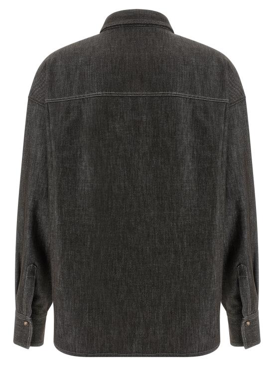 25FW 브루넬로 쿠치넬리 블라우스 MB148MY516C003 Brown - BRUNELLO CUCINELLI