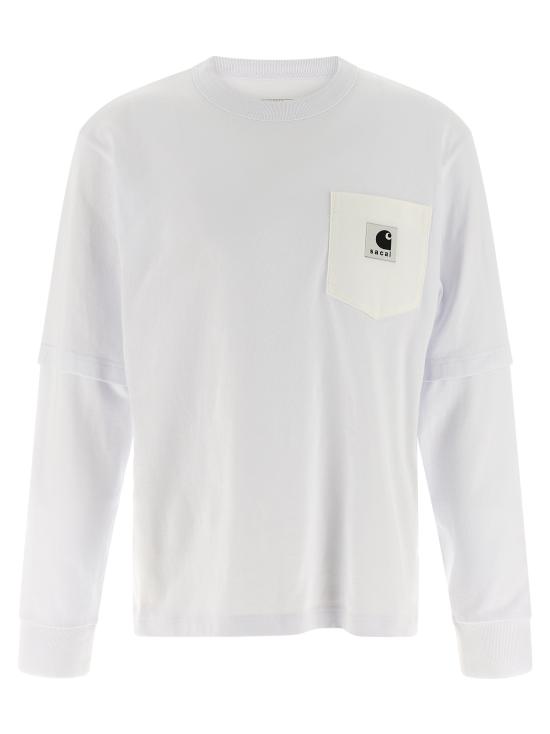 25FW 사카이 탑 2500994S101 White