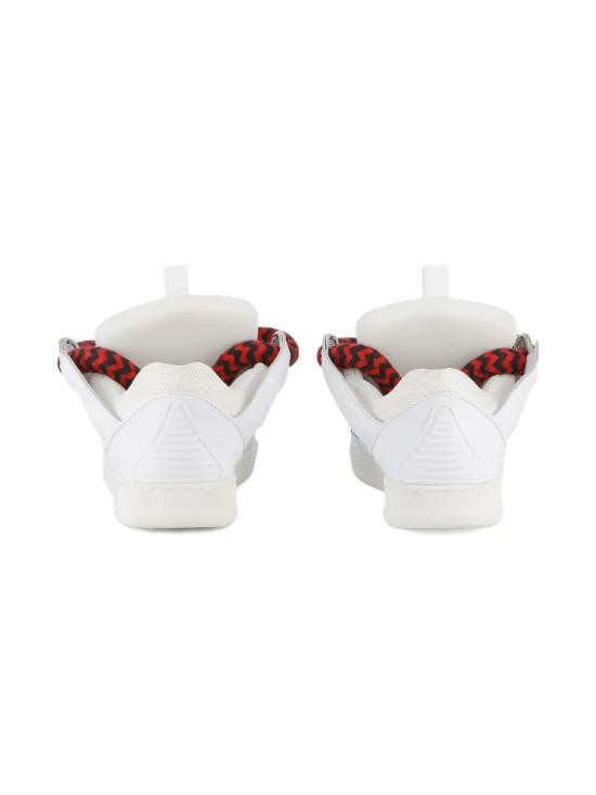 25FW [키즈] 랑방 스니커즈 N30306 N89 OFF WHITE RED - LANVIN