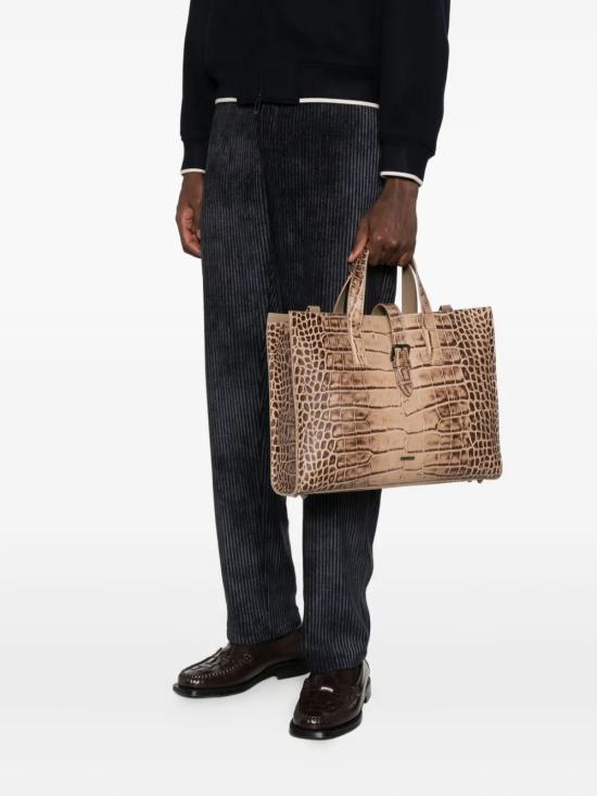 25FW 엠포리오 아르마니 토트백 EM003617 AF19384 U6091 CHANTERELLE - EMPORIO ARMANI