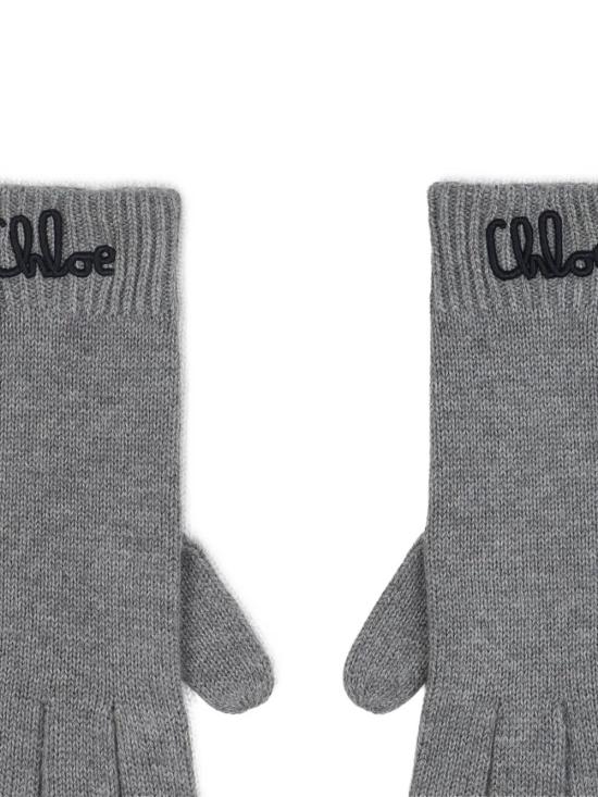 25FW [키즈] 끌로에 장갑 C20690 A46 HEATHER GREY - CHLOE