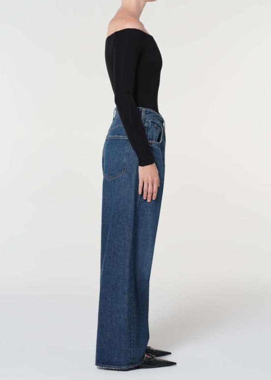  에이골디 데님 팬츠 아골데 바나 폴드 진 넥서스 - AGOLDE