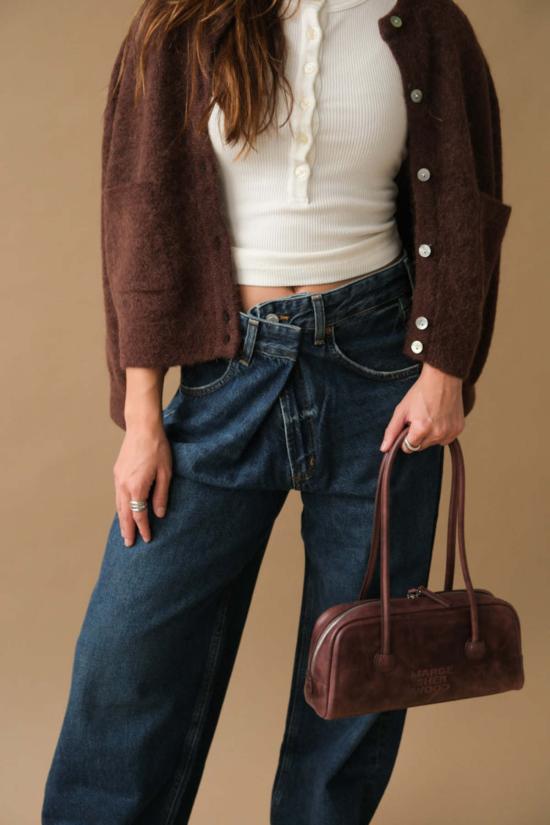  에이골디 데님 팬츠 아골데 바나 폴드 진 넥서스 - AGOLDE