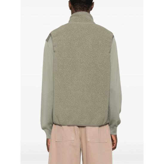 25FW 메종키츠네 캐주얼 플리스 베스트 PM02137WM2031 LAGRE GREEN - MAISON KITSUNE