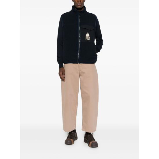 25FW 메종키츠네 캐주얼 플리스 베스트 PM02137WM2031 DANAV BLUE - MAISON KITSUNE