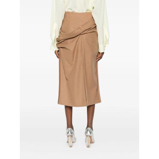 25FW 더 가먼트 미디 스커트 21573 MITCH 509 BROWN GOLD - THE GARMENT