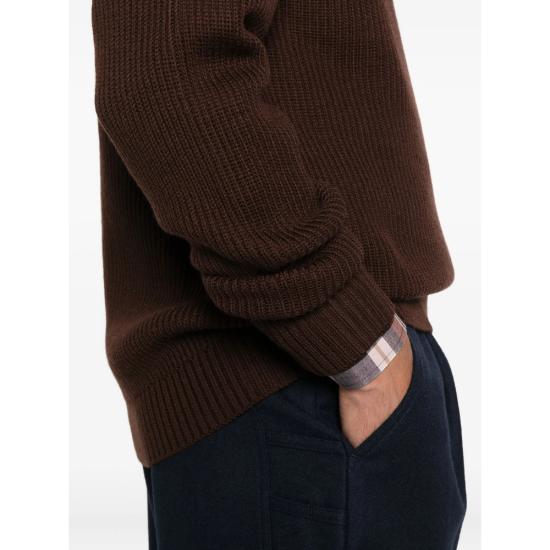 25FW 세븐 게이지 스웨터 PUL0023 6Z6 BROWN - SEVEN GAUGE