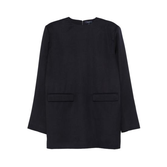 25FW 쉐르 숏 원피스 ROB0112 GOYA BLEU BLUE BROWN