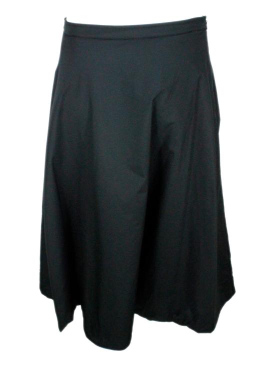 25FW 애드 미디 스커트 12AWL774 8506 Black - ADD