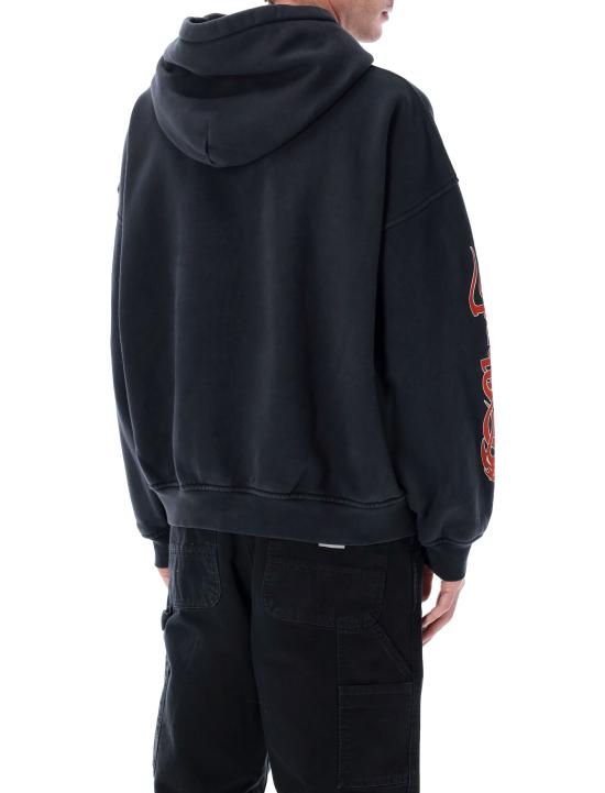 25FW 루드 후드 티셔츠 RHFW25HO04012 3169 VINTAGE BLACK - RHUDE