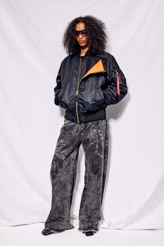  Lutz Huelle 봄버 자켓 루츠 휘엘 코쿤 봄버 블랙/블랙