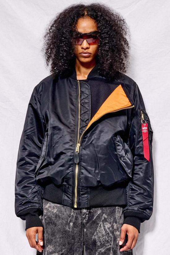  Lutz Huelle 봄버 자켓 루츠 휘엘 코쿤 봄버 블랙/블랙 - OTHER BRANDS