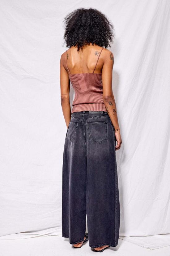  MM6 메종마르지엘라 데님 팬츠 Mm6 메종 마르지엘라 5포켓 팬츠 블랙 페인티드 - MM6 MAISON MARGIELA