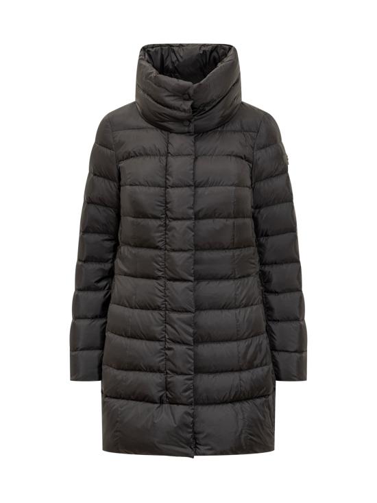 25FW 페트레이 솝착 MQN 03 하이칼라 슬림핏 롱 다운 재킷  PED545601181967 NER NERO