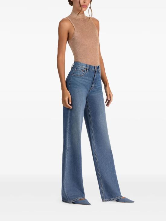 25FW 앨리스 앤 올리비아 민소매 티셔츠 CC510570714A742 Gold - ALICE & OLIVIA