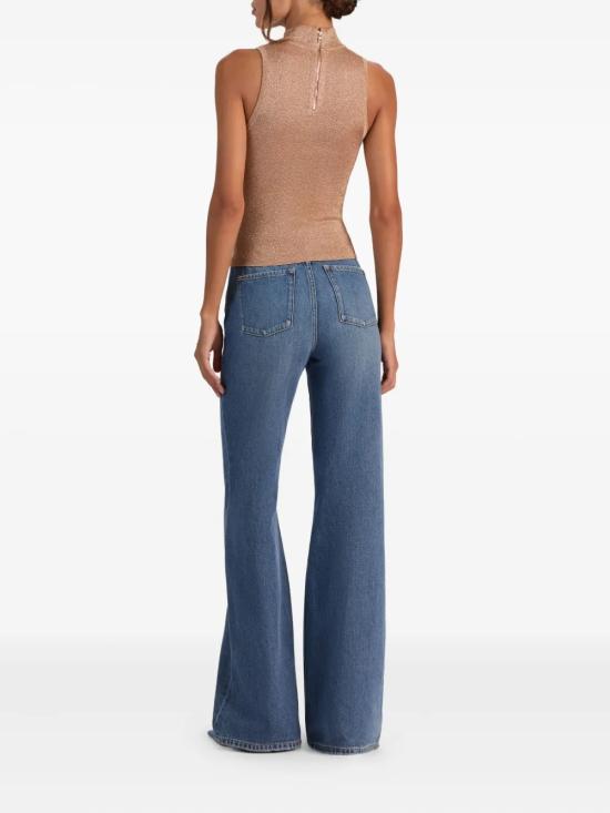 25FW 앨리스 앤 올리비아 민소매 티셔츠 CC510570714A742 Gold - ALICE & OLIVIA