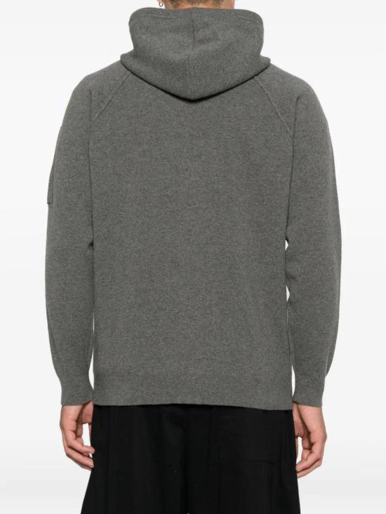 25FW 씨피 컴퍼니 램스울 GRS 후드 풀 집 스웨터 19CMKN057A110149A 921 DS026592 - C.P. COMPANY