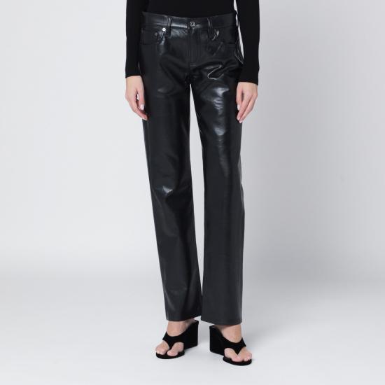25FW 에이골디 가죽 팬츠 A2811285 Black