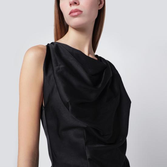 25FW 비비안웨스트우드 롱 원피스 110103A5W01AD Black - VIVIENNE WESTWOOD