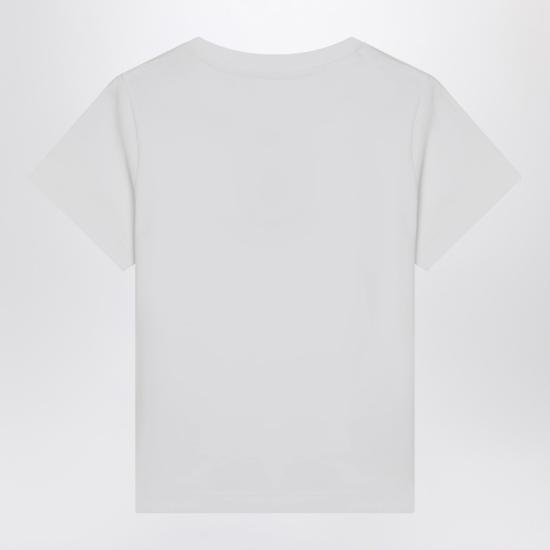 25FW 몽클레어 자수 하트 로고 코튼 티셔츠  8C0000989AJS White - MONCLER