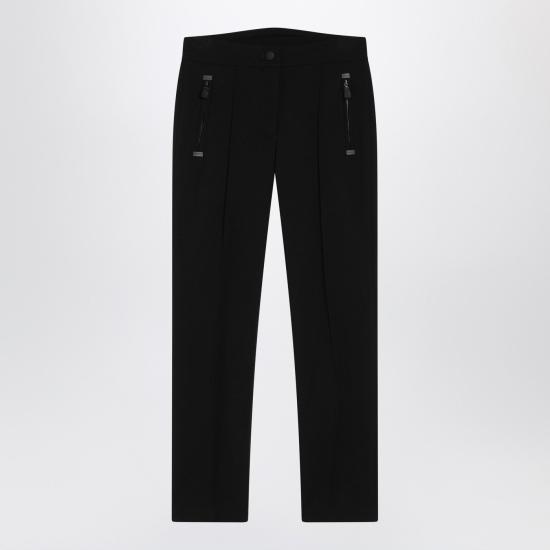 25FW 몽클레어 스트레이트 팬츠 2A0000153064 Black