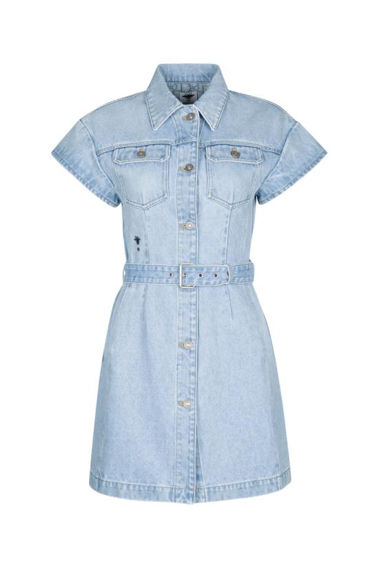 25FW 디올 데님 원피스 542R93A3088 5803 BLUE