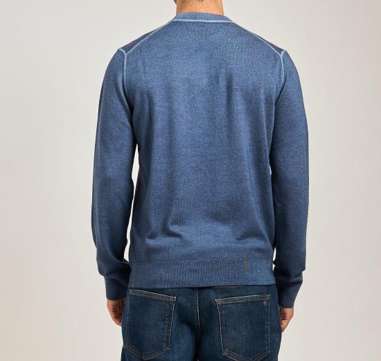 25FW 보스 스웨터 50550534 10275147 01 495 Open blue - BOSS