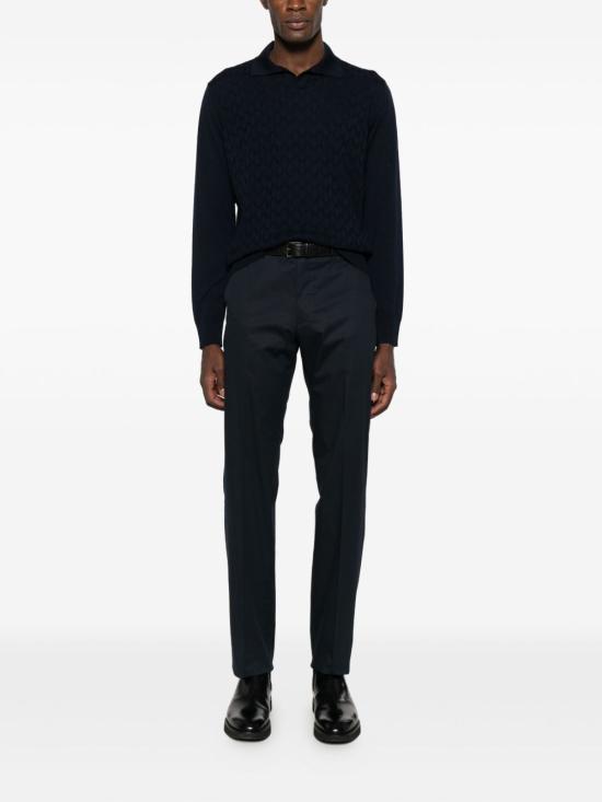 25FW 꼬르넬리아니 스웨터 26M5632625199 001 Blue - CORNELIANI