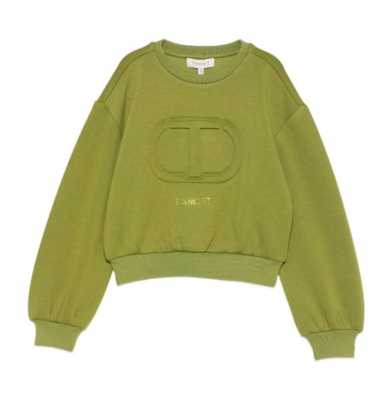 25FW [키즈] 트윈셋 니트/스웻셔츠 252GJ205M 12576 Olive oil