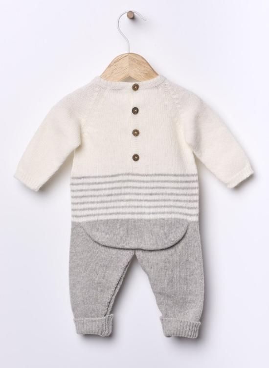 25FW [키즈] 워더블 오버롤 I25 09346A 17 Cinza claro - WEDOBLE